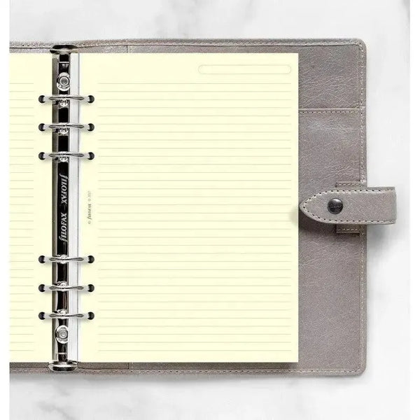 FFX A5 Accessoire Feuilles lignées crème x25-Recharge-Filofax-Papeterie du Dôme