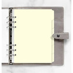 FFX A5 Accessoire Index Vierge Crème-Recharge-Filofax-Papeterie du Dôme