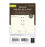 FFX A5 Agenda 1Jour/Page 5 Langues avec Heures-Recharge Agenda-Filofax-2027-Papeterie du Dôme