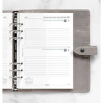 FFX A5 Agenda 1Jour/Page 5 Langues avec Heures-Recharge Agenda-Filofax-Papeterie du Dôme