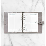 FFX A5 Agenda 1Jour/Page 5 Langues avec Heures-Recharge Agenda-Filofax-Papeterie du Dôme