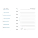 FFX A5 Agenda Semaine/1Page + Notes 5 Langues sans Heures-Recharge Agenda-Filofax-Papeterie du Dôme