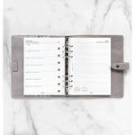 FFX A5 Agenda Semaine/1Page + Notes 5 Langues sans Heures-Recharge Agenda-Filofax-Papeterie du Dôme