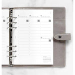 FFX A5 Agenda Semaine/2 Pages Verticale Minimal-Recharge Agenda-Filofax-Papeterie du Dôme