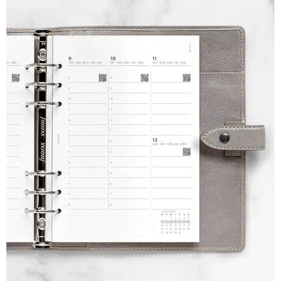 FFX A5 Agenda Semaine/2 Pages Verticale Minimal-Recharge Agenda-Filofax-Papeterie du Dôme