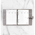 FFX A5 Agenda Semaine/2 Pages Verticale Minimal-Recharge Agenda-Filofax-Papeterie du Dôme