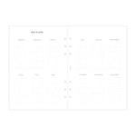 FFX A5 Agenda Semaine/2 Pages Verticale Minimal-Recharge Agenda-Filofax-Papeterie du Dôme