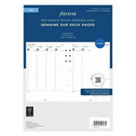 FFX A5 Agenda Semaine/2Pages Verticale FR-Recharge Agenda-Filofax-2026-Papeterie du Dôme