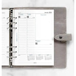 FFX A5 Agenda Semaine/2Pages Verticale FR-Recharge Agenda-Filofax-Papeterie du Dôme