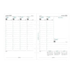 FFX A5 Agenda Semaine/2Pages Verticale FR-Recharge Agenda-Filofax-Papeterie du Dôme