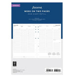 FFX Desk Agenda Semaine/2Pages GB-Recharge Agenda-Filofax-2026-Papeterie du Dôme