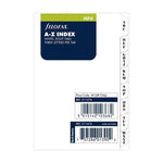 FFX Mini Accessoire Alphabétique 3 Lettres Blanc-Recharge Agenda-Filofax-Papeterie du Dôme