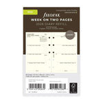 FFX Mini Agenda S/2P Crème 4 Langues-Recharge Agenda-Filofax-2026-Papeterie du Dôme