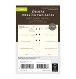 FFX Mini Agenda S/2P Crème 4 Langues-Recharge Agenda-Filofax-2027-Papeterie du Dôme