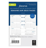 FFX Mini Agenda Semaine/2Pages FR-Recharge Agenda-Filofax-2027-Papeterie du Dôme