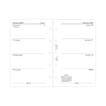 FFX Mini Agenda Semaine/2pages sans heures-Recharge Agenda-Filofax-Papeterie du Dôme