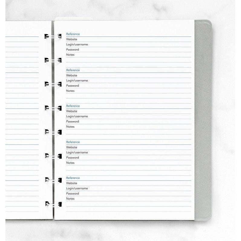 FFX Notebook A5 Mot de Passe-Recharge-Filofax-Papeterie du Dôme