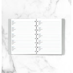FFX Notebook A5 Mot de Passe-Recharge-Filofax-Papeterie du Dôme