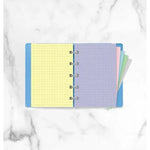 FFX Notebooks - Feuilles de notes quadrillées - Assortiment Pastel - Pocket-Recharge Notebook-Filofax-Papeterie du Dôme