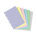 FFX Notebooks - Feuilles de notes quadrillées - Assortiment Pastel - Pocket-Recharge Notebook-Filofax-Papeterie du Dôme