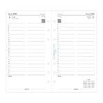 FFX Personal Agenda Août à Juillet 1Jour/Page-Recharge-Filofax-Papeterie du Dôme