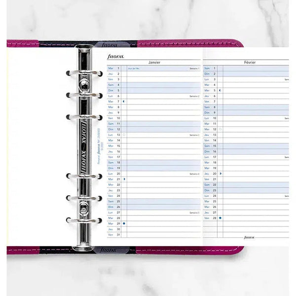 FFX Personal Agenda Planning Vertical FR-Recharge-Filofax-Papeterie du Dôme