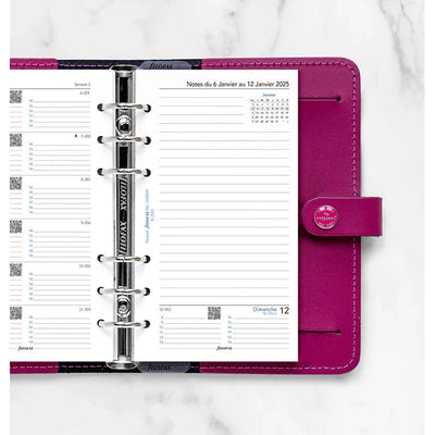 FFX Personal Agenda Semaine/1Page+Notes FR-Recharge-Filofax-Papeterie du Dôme