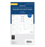 FFX Personal Agenda Semaine/2 Pages Horizontal avec Heures FR-Recharge-Filofax-2027-Papeterie du Dôme