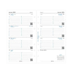 FFX Personal Agenda Semaine/2 Pages Horizontal avec Heures FR-Recharge-Filofax-Papeterie du Dôme