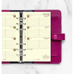 FFX Personal Agenda Semaine/2Pages Horizontal avec Heures Crème FR-Recharge Agenda-Filofax-Papeterie du Dôme