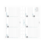 FFX Personal Agenda semaine/2pages Ouverture Horizontale-Recharge-Filofax-Papeterie du Dôme