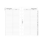 FFX Personal Feuilles Lignées Index Alphabetique Nom/Adresse Slimline (2 lettres)-Recharge-Filofax-Papeterie du Dôme