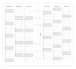 FFX Personal Recharge Semaine/2 Pages Trendy Ultimate Life Companion-Recharge Agenda-Filofax-Papeterie du Dôme