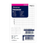 FFX Pocket Accessoire Feuilles Finances Symboles-Recharge-Filofax-Papeterie du Dôme
