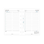 FFX Pocket Agenda Août à Septembre 1Jour/Page-Recharge Agenda-Filofax-Papeterie du Dôme