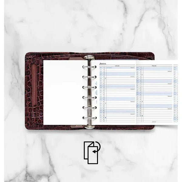 FFX Pocket Agenda Planning Vertical en Français-Recharge-Filofax-Papeterie du Dôme