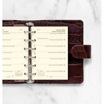 FFX Pocket Agenda semaine/1 page en 4 langues - crème-Recharge-Filofax-Papeterie du Dôme