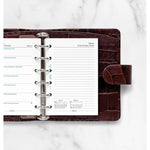 FFX Pocket Agenda semaine/1page + Notes 4 langues sans heures-Recharge Agenda-Filofax-Papeterie du Dôme