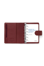 FFX Pocket Organiseur Norfolk Anneaux Standard-Organiseur Pocket-Filofax-Cassis-Papeterie du Dôme