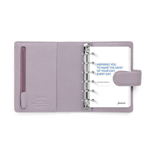 FFX Pocket Organiseur Norfolk Anneaux Standard-Organiseur Pocket-Filofax-Lavande-Papeterie du Dôme