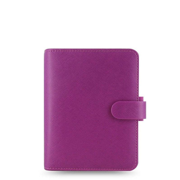 FFX Pocket Organiseur Saffiano-Organiseur-Filofax-Framboise-Papeterie du Dôme