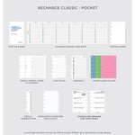 FFX Pocket Organiseur Saffiano Metallic-Organiseur-Filofax-Papeterie du Dôme