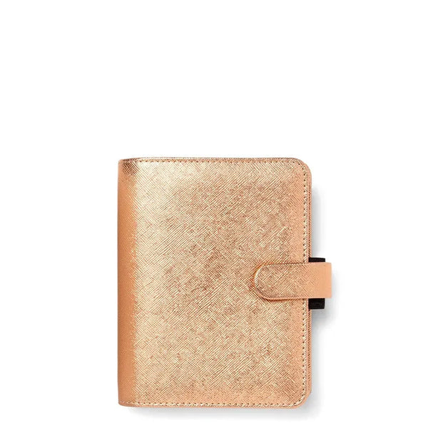FFX Pocket Organiseur Saffiano Metallic-Organiseur-Filofax-Silver-Papeterie du Dôme