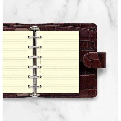 FFX Pocket Recharge Feuilles Lignées Crème-Filofax-Papeterie du Dôme