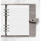 FFX Recharge A5 Feuilles Lignées Blanches