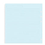 FFX Recharge A5 Feuilles Lignées Bleues-Recharge-Filofax-Papeterie du Dôme