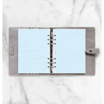 FFX Recharge A5 Feuilles Lignées Bleues-Recharge-Filofax-Papeterie du Dôme