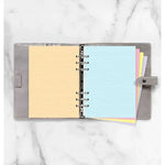 FFX Recharge A5 Feuilles Lignées Classique Assorties-Recharge-Filofax-Papeterie du Dôme