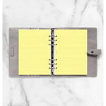FFX Recharge A5 Feuilles Lignées Jaunes-Recharge-Filofax-Papeterie du Dôme