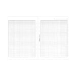 FFX Recharge A5 Feuilles Quadrillées-Recharge-Filofax-Papeterie du Dôme